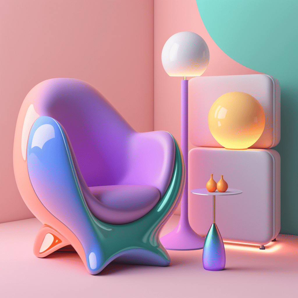 Design Chair Animation 3D